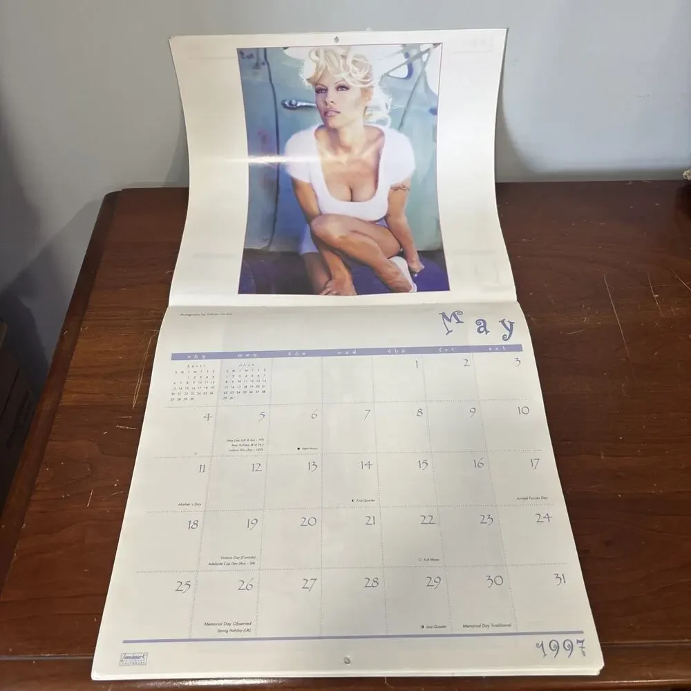 Pamela Anderson 1997 Calendar 90s Pamela Lee Official Merch Collectible RARE